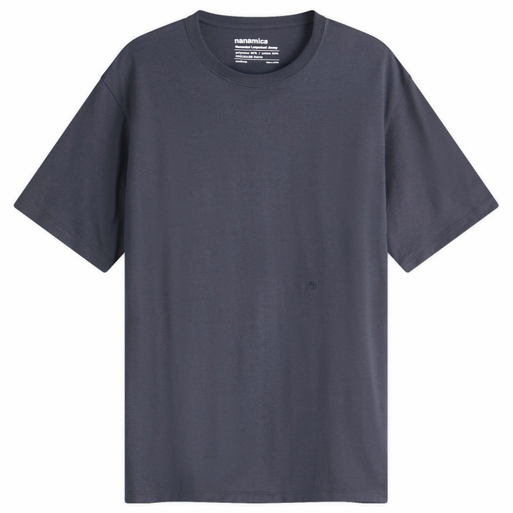 Photo: Nanamica Men's Loopwheel Coolmax Jersey T-Shirt in Navy