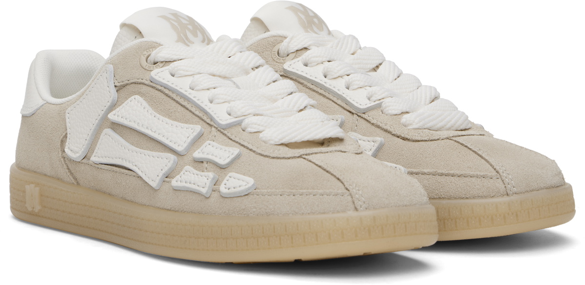AMIRI Beige Pacific Bones Sneakers Amiri