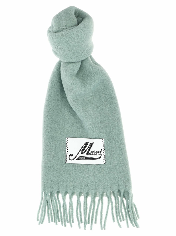 Photo: Marni Logo Patch Scarf