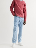 OFFICINE GÉNÉRALE - Baptiste Garment-Dyed Fleece-Back Cotton-Jersey Sweatshirt - Pink