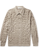 SÉFR - Ripley Knitted Linen Shirt - Brown