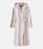 Missoni Giacomo Zigzag cotton terry bathrobe
