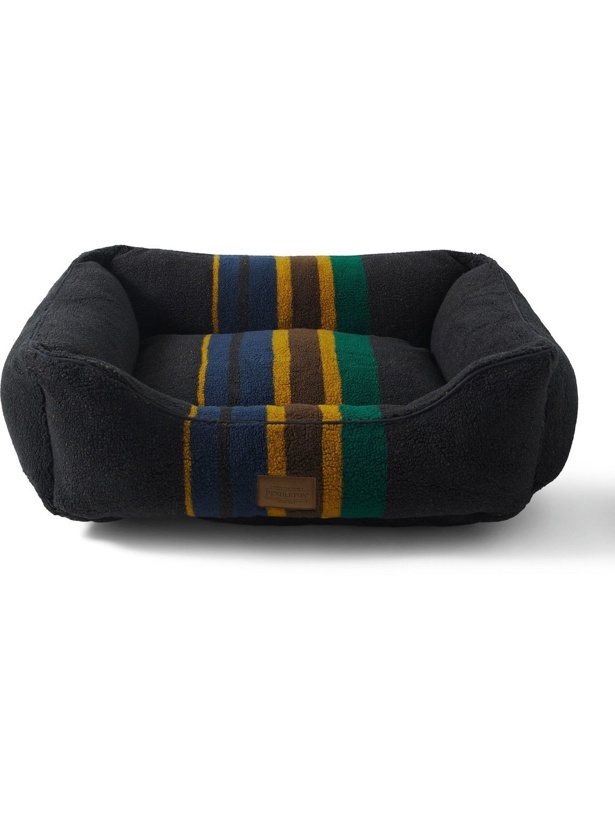 Photo: Pendleton - Camp Kuddler Striped Fleece Dog Bed