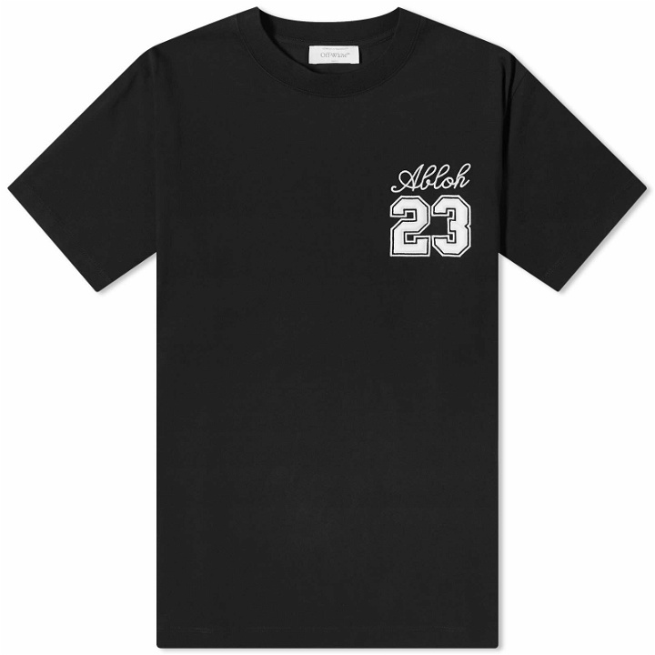 Photo: Off-White Men's 23 Abloh T-Shirt in Black/White
