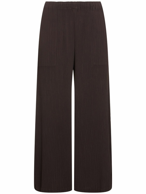 Photo: ISSEY MIYAKE Pleated Straight Pants