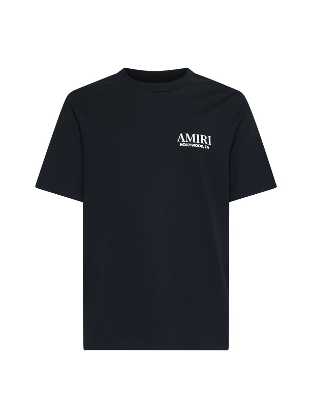 Photo: AMIRI Logo Printed Crewneck T-shirt
