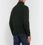 James Purdey & Sons - Hammersmith Cable-Knit Cashmere Half-Zip Sweater - Green