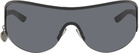 Acne Studios Black Metal Frame Sunglasses
