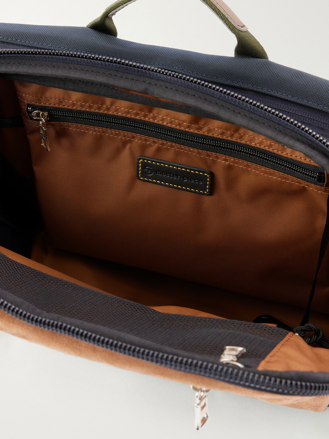 Master-Piece - Grave Suede and Shell Messenger-Bag