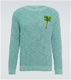 Alanui - Palm Tree cotton-blend sweater