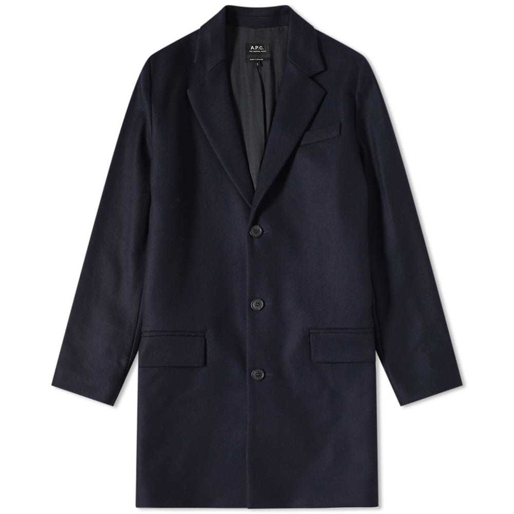 Photo: A.P.C. Majordome Wool Chesterfield Coat