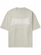VETEMENTS - Oversized Embroidered Cotton-Blend Jersey T-Shirt - White