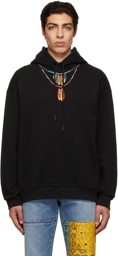 Photo: Marcelo Burlon County of Milan Black Feathers Hoodie