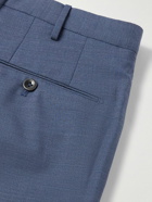 Incotex - Slim-Fit Wool Trousers - Blue