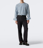 Prada Striped cotton twill shirt
