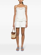 ZIMMERMANN - Lace Trimmed Linen Top