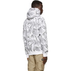 AAPE by A Bathing Ape Grey and White Camouflage Hoodie