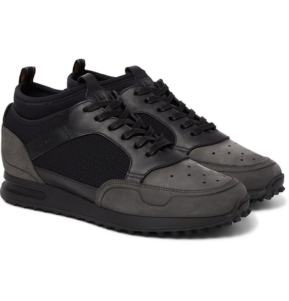 Dunhill - Radial Runner Neoprene and Leather-Trimmed Suede and 