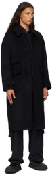 AFTER PRAY Black Tourist Coat