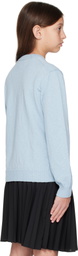 Stone Island Junior Kids Blue Crewneck Sweater