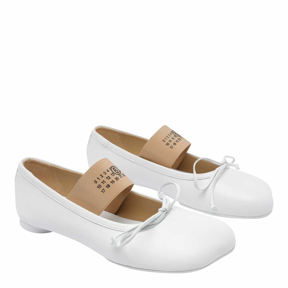 MM6 MAISON MARGIELA 5mm Ballet Shoes Satin Ballerina Flats