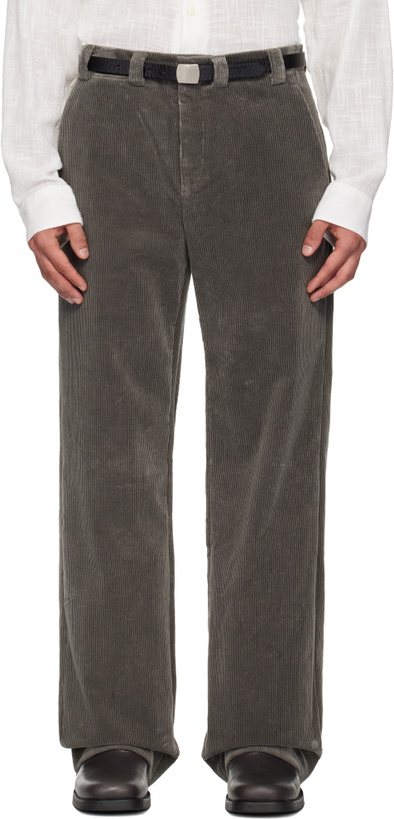 Photo: Rier SSENSE Exclusive Gray Corduroy Trousers
