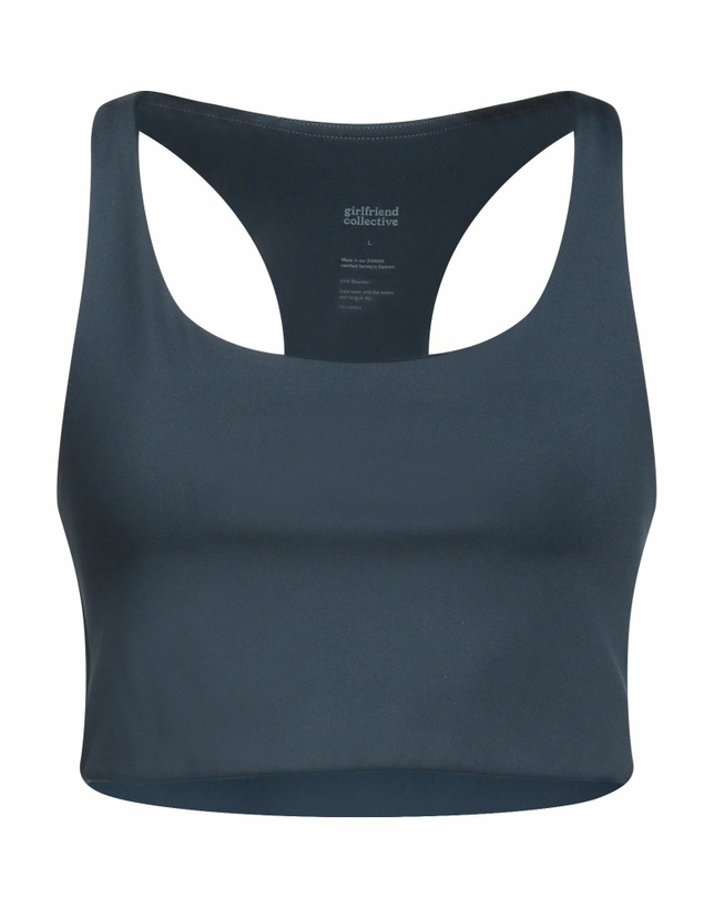 Photo: Girlfriend Collective Womens Top Slate in Blue