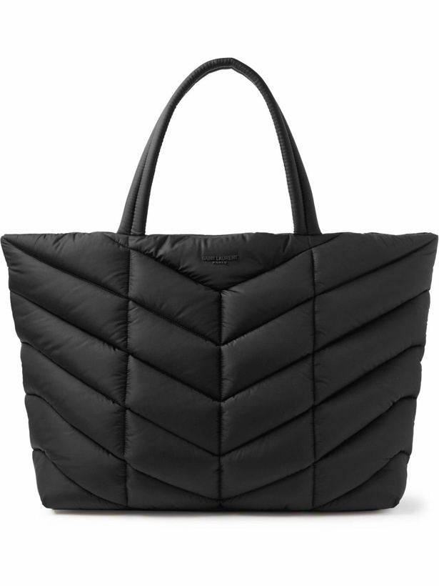Photo: SAINT LAURENT - Padded Quilted ECONYL® Tote Bag