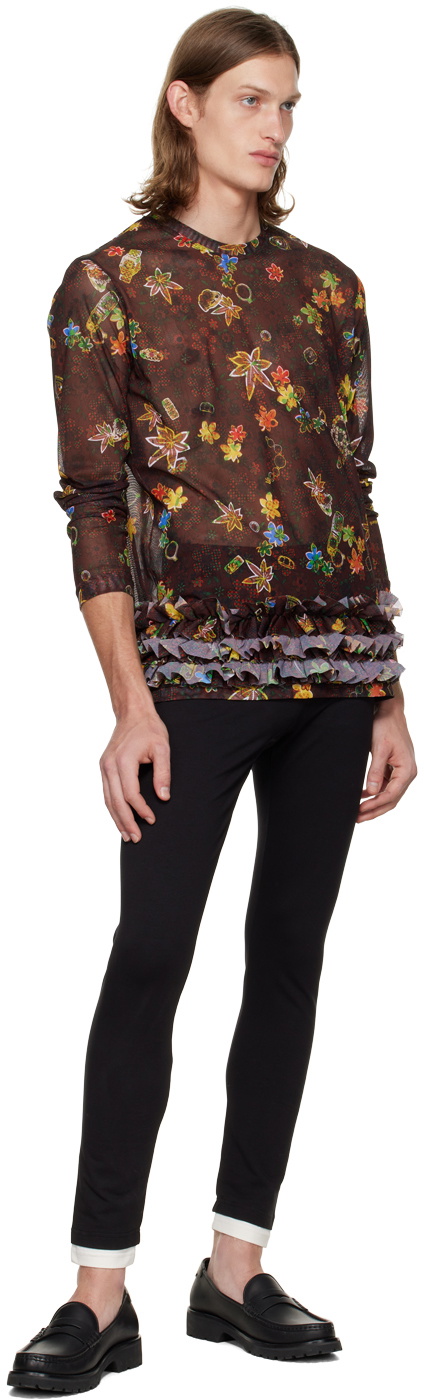 Molly Goddard Brown Malthe T-Shirt