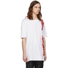 Faith Connexion White and Red Faith Over T-Shirt
