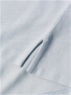 Håndværk - Pima Cotton-Piqué Polo Shirt - Blue