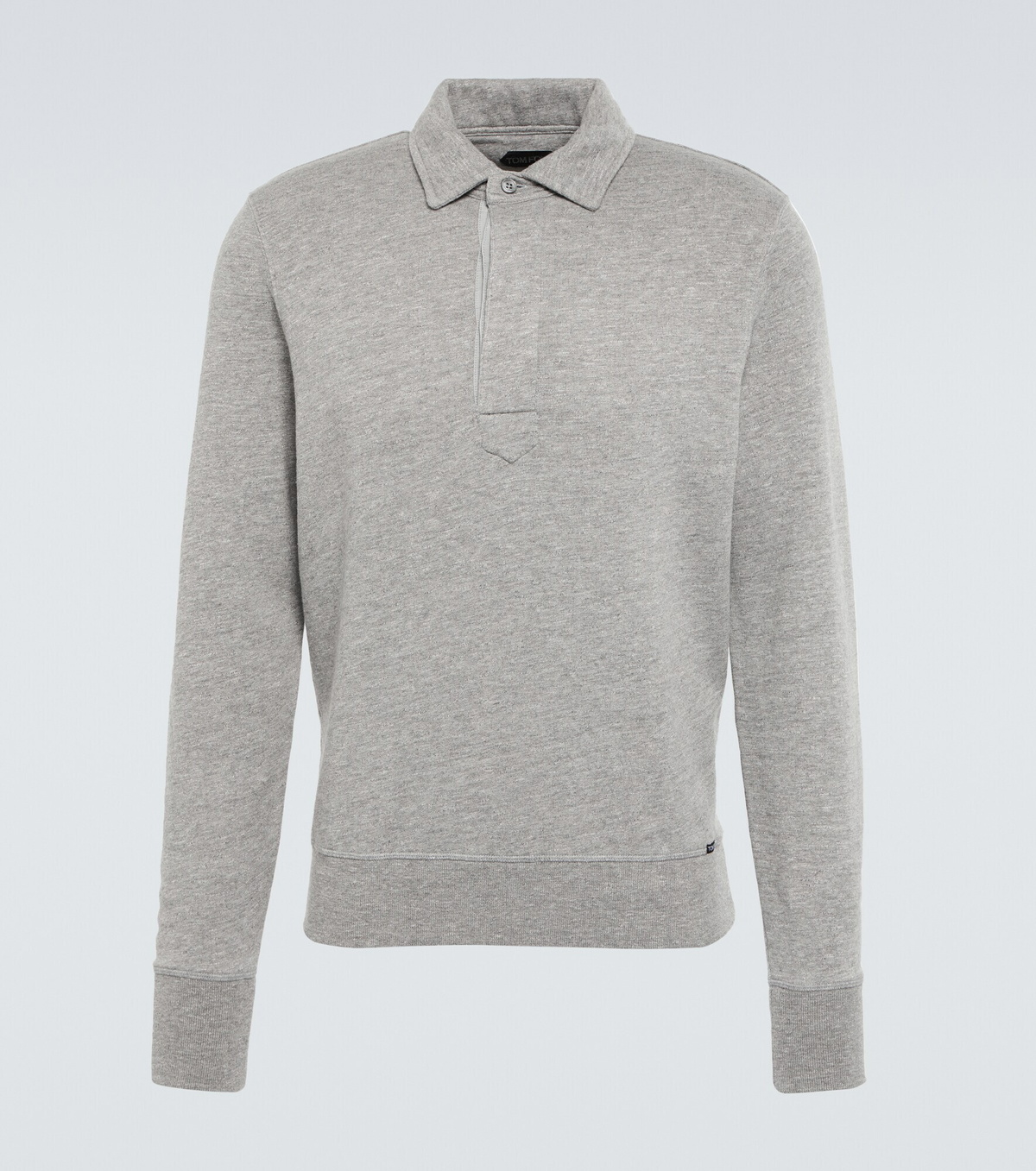 Tom Ford Blue Cotton Polo Shirt