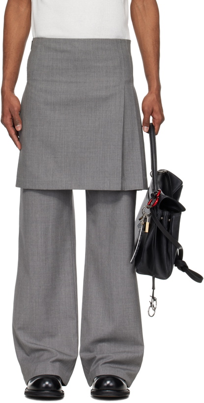 Photo: Ashley Williams Gray Kilt Trousers