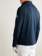 G/FORE - Luxe Staple Mid Tech-Jersey Half-Zip Golf Top - Blue