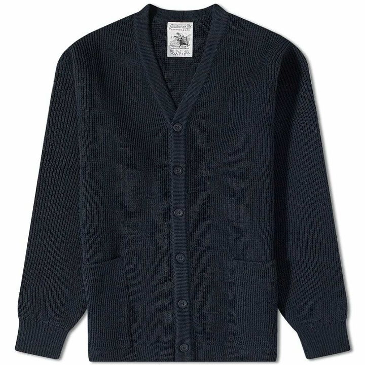 Photo: S.N.S. Herning Men's Territorial Cardigan in Army Blue