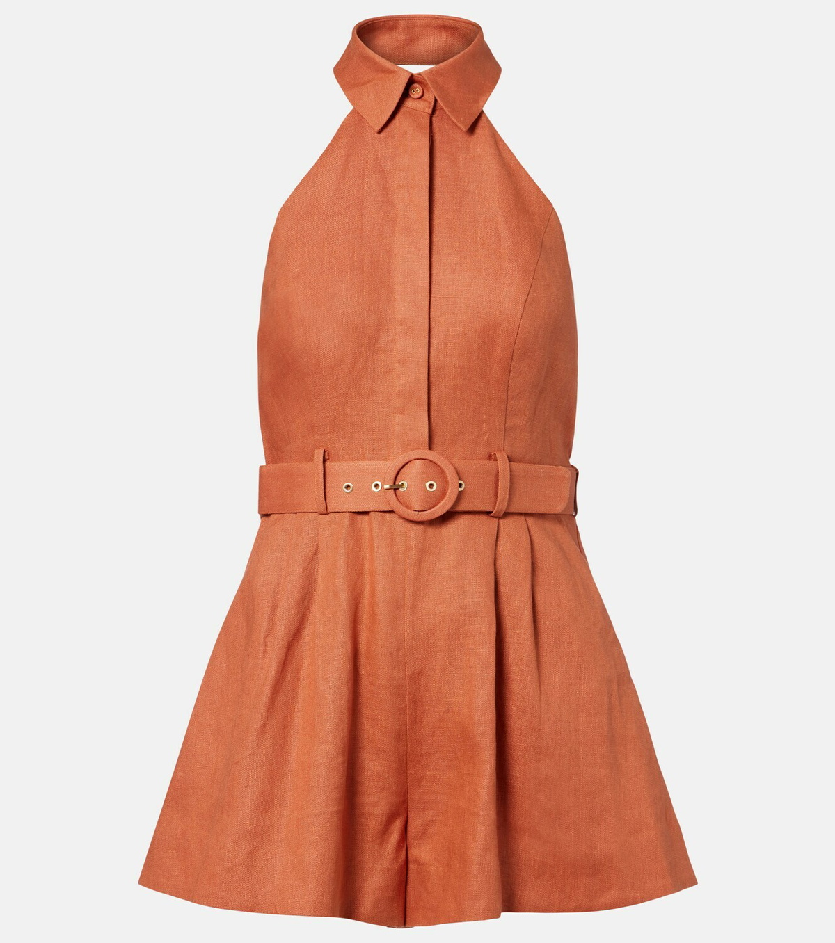 Zimmermann Awaken belted linen romper