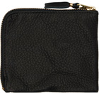 COMME des GARÇONS WALLETS Black Washed Wallet