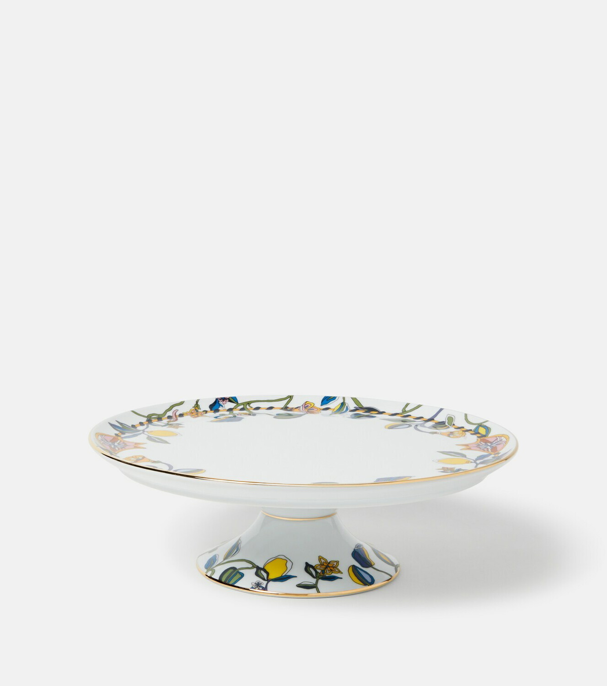 La DoubleJ Borboni White porcelain cake stand