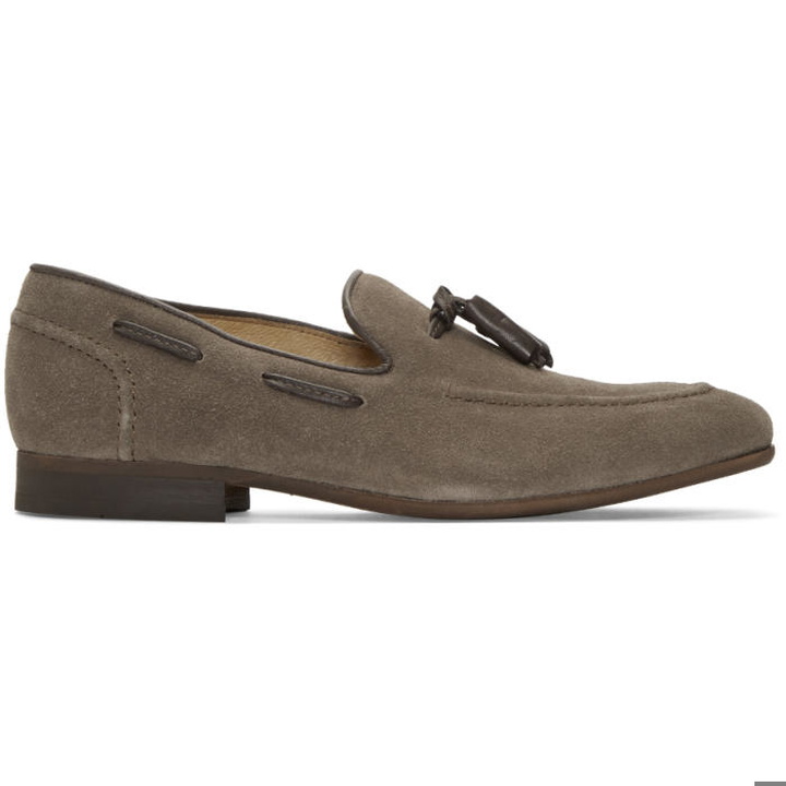 Photo: H by Hudson Grey Suede Pierre Loafers