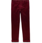 Aspesi - Cotton-Corduroy Trousers - Men - Burgundy