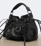 Balenciaga Le City Nano leather top-handle bag