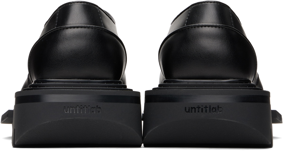 untitlab® Black Reel Metel Toe Derbys
