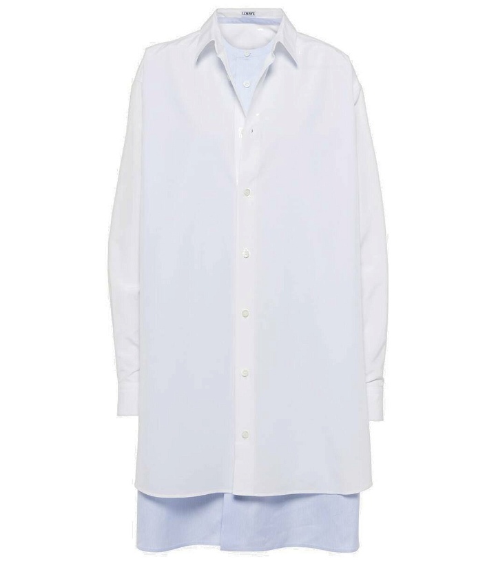 Photo: Loewe Cotton and silk shirt dress