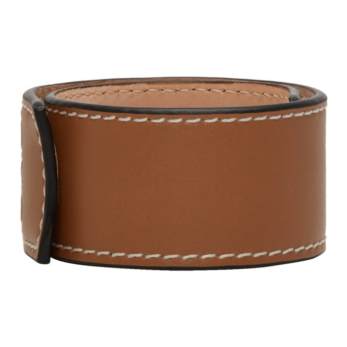 Loewe Tan Small Slap Bracelet Loewe