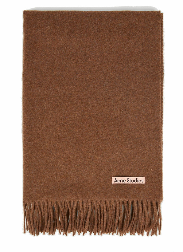 Photo: Fringe Scarf in Brown