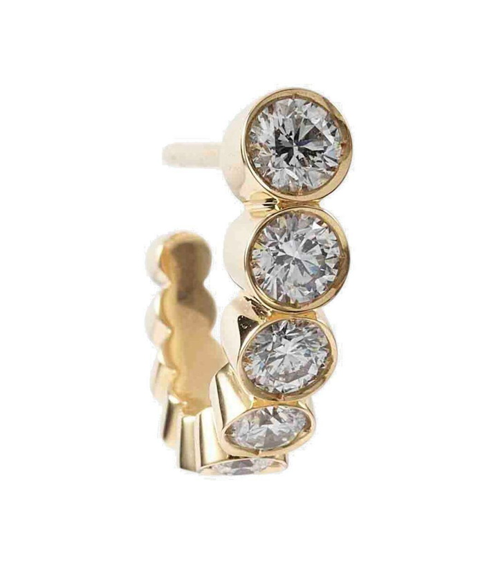 Photo: Sophie Bille Brahe Boucle Ensemble Petite 18kt gold single earring with diamonds