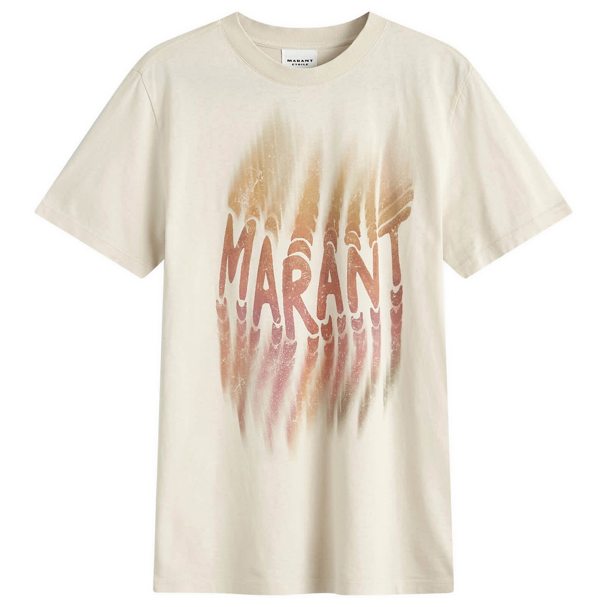 Isabel Marant Étoile Zewel Logo Linen T-Shirt | Saks Fifth