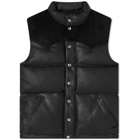 The Real McCoy's Deerskin Down Vest