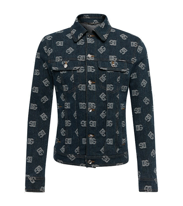 Photo: Dolce&Gabbana - DG jacquard denim jacket