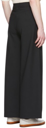 Sunflower Black Wide Trousers